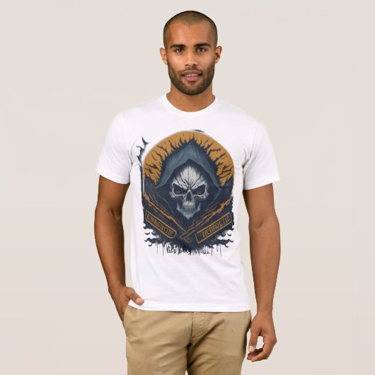 T-shirt Crâne électrique (Devant entier)