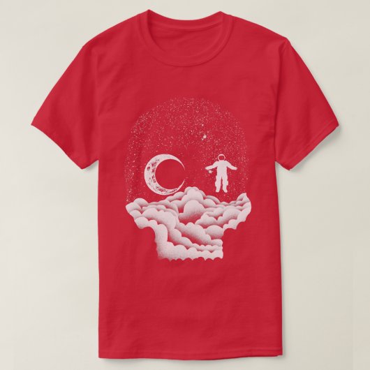 T-shirt Crâne espace (Design devant)