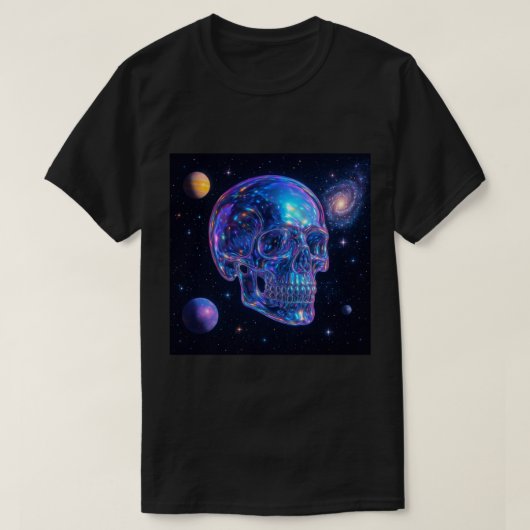 T-shirt Crâne espace (Design devant)