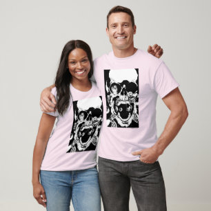 T-shirt Crâne et anneaux