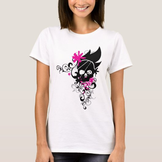 T-shirt Crâne-et-Boucles (Devant)