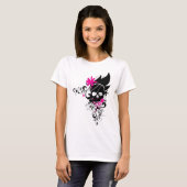 T-shirt Crâne-et-Boucles (Devant entier)
