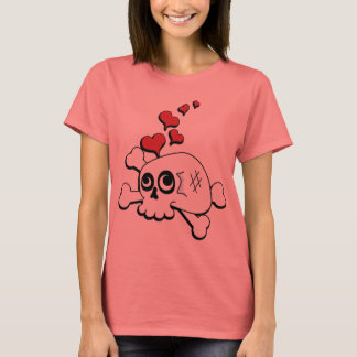 T-shirt Crâne et coeurs
