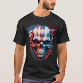 T-shirt Crâne et drapeau no 1 (Devant)