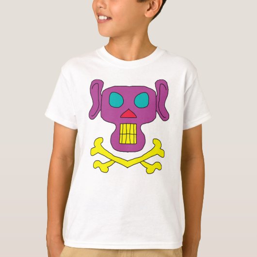 T-shirt Crâne et os (Devant)