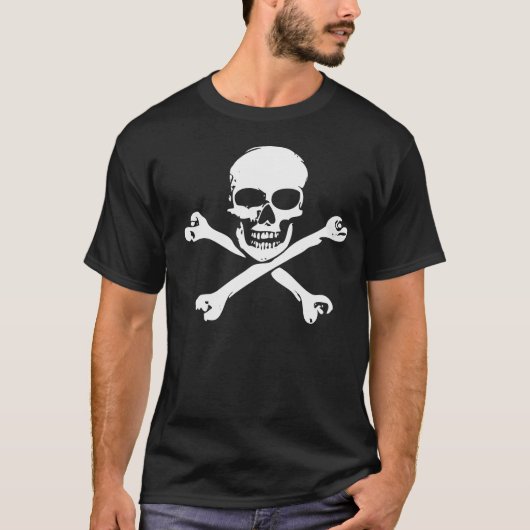 T-shirt Crâne et os croisés (Devant)