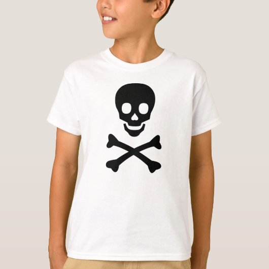 T-shirt Crâne et os croisés (Devant)