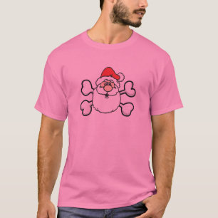 T-shirt crâne et os croisés du père Noël