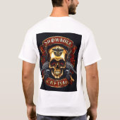 T-shirt Crâne et os croisés Rock Band Tee (Dos)