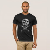 T-shirt Crâne et seringues (Devant entier)