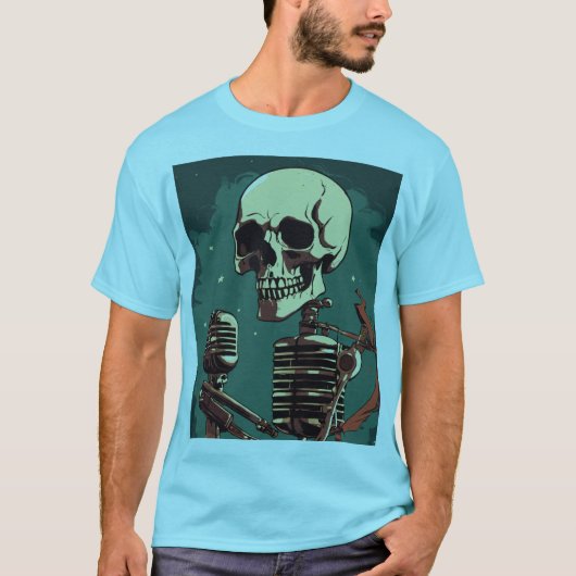 T-shirt crâne étoile (Devant)