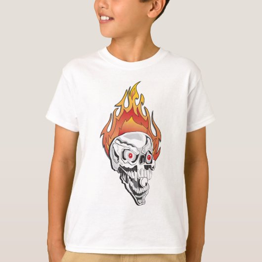 T-shirt Crâne flamboyant (Devant)