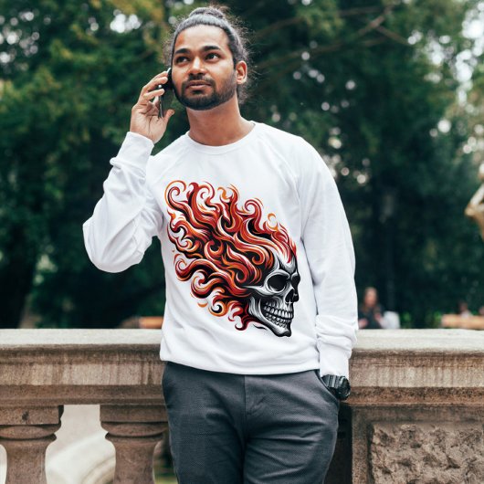 T-shirt Crâne flamboyant