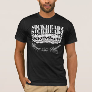 T-shirt Crâne foncé T d'habillement de Sickheadz