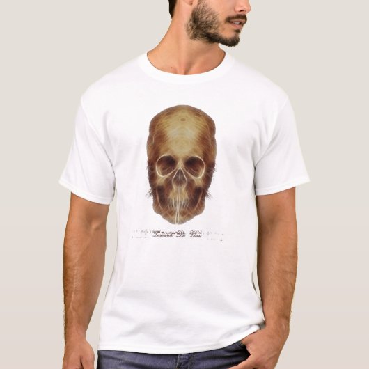 T-shirt Crâne Frac de Leonardo da Vinci (Devant)