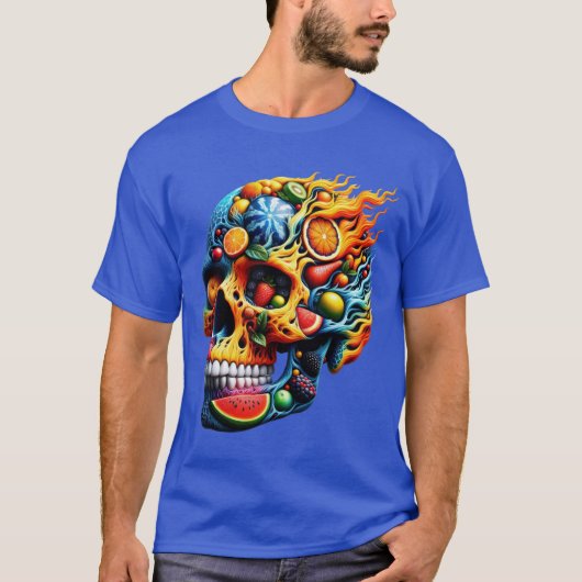 T-shirt Crâne Fruit Inferno (Devant)