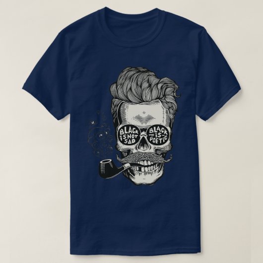 T-shirt crâne fumant (Design devant)