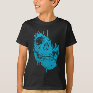 T-shirt Crâne gelé : Décroissance bleue inquiétante