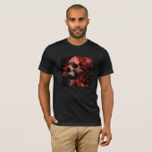 T-shirt crâne gothique Fangll Morges (Devant entier)