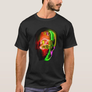 T-shirt Crâne gothique Squelette Abstrait