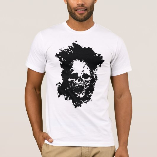 T-shirt crâne graphique (Devant)