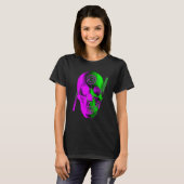 T-shirt Crâne Graphique Violet (Devant entier)