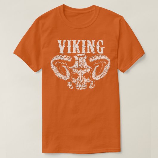 T-shirt Crâne guerrier viking 1 (Design devant)