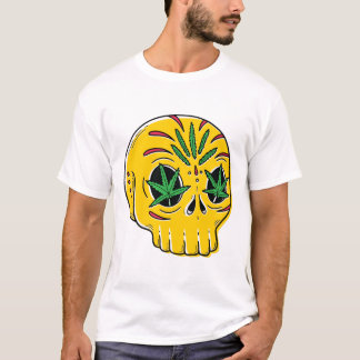 T-Shirt Crâne Herbe