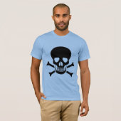 T-Shirt crâne humain (Devant entier)