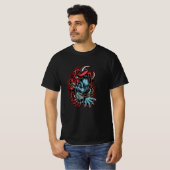 T-shirt Crâne Japonais (Devant entier)