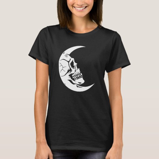 T-shirt Crâne Lazy Halloween Costume effrayant Skeleton B (Devant)