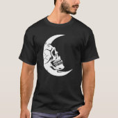 T-shirt Crâne Lazy Halloween Costume effrayant Skeleton B (Devant)