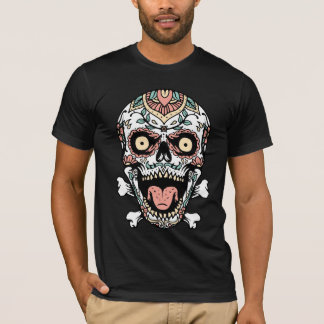 T-shirt crâne Mandala | Boho Gothic Skull Art Tee
