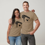 T-shirt Crane Manger Poisson - Mimbres Poterie Design T-sh (Unisexe)