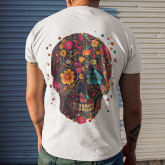 T-shirt crâne mexicain