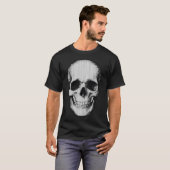 T-shirt Crâne minimaliste (Devant entier)