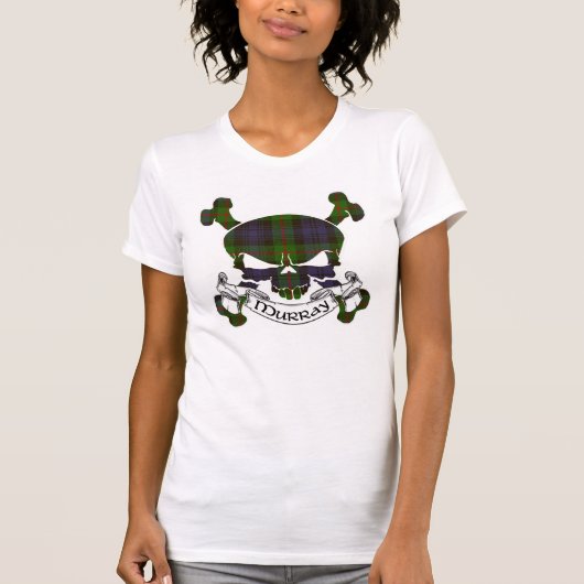T-shirt Crâne Murray Tartan (Devant)
