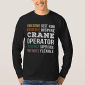T-shirt Crane Operator  Appreciation (Devant)