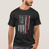 T-shirt Crane Operator US Flag Crane Operator (Devant)