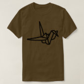 T-shirt Crane Origami japonaise 7 (Design devant)