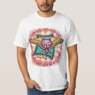 T-Shirt crâne os violets