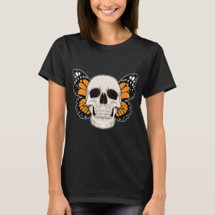 T-shirt Crâne papillon