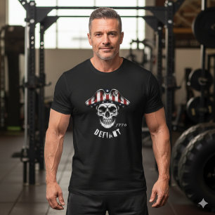 T-Shirt Crâne Patriote Rebelle 1776