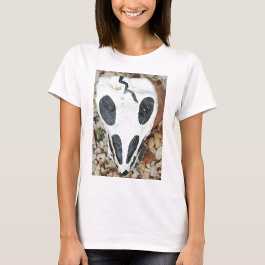 T-shirt crâne peint (Devant)