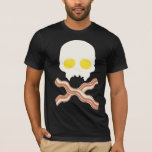 T-shirt Crâne petit-déjeuner<br><div class="desc">Drôle petit déjeuner Tête de crâne</div>