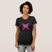 T-shirt crâne pixal (Devant entier)
