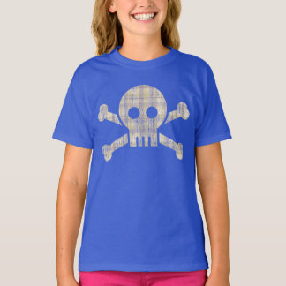 T-shirt Crâne plaid (vintage)
