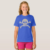 T-shirt Crâne plaid (vintage) (Devant entier)