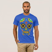 T-shirt Crâne polychrome de sucre (Devant entier)
