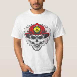 T-shirt Crâne pompier